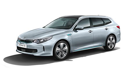 Der Kombi des Kia Optima erhält einen Plug-in-Hybrid.. Foto: Kia
