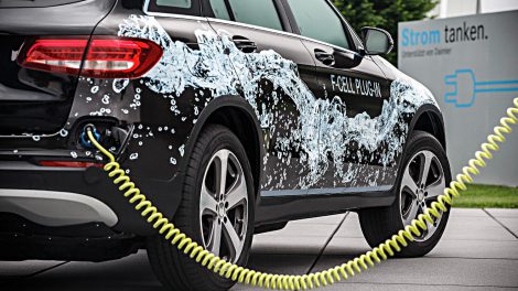 Das Brennstoffzellenfahrzeug Mercedes GLC F-Cell. Foto: Daimler