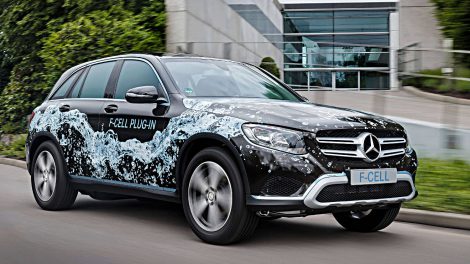 Mercedes GLC F-Cell hat eine Brennstoffzelle. Foto: Daimler