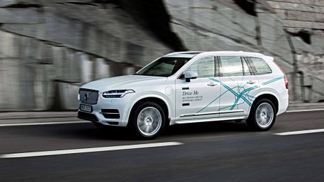 Der Volvo XC90 fährt im Drive Me-Projekt autonom. Foto: Volvo