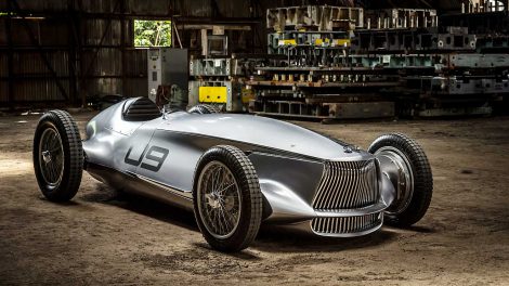 Infiniti verknüpft mit dem Prototype 9 Vergangenheit, Gegenwart und Zukunft. foto: Infiniti