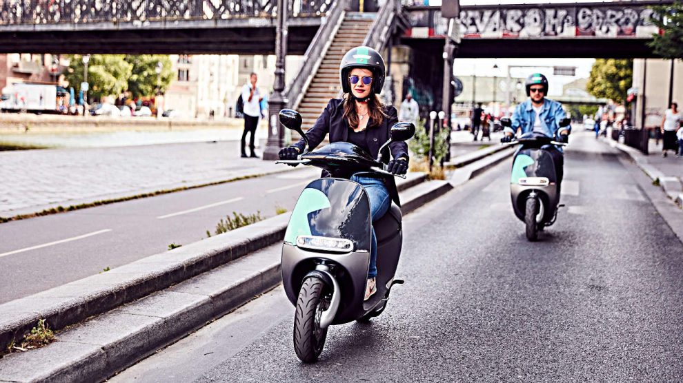 E-Scooter von Coup in Paris. Foto: Coup