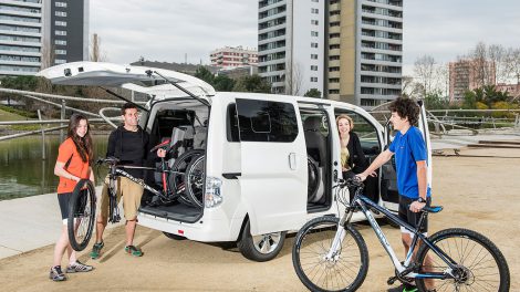 Der Nissan e-NV200 Evalia ist der erste elektrische Kleinbus. Foto: Nissan