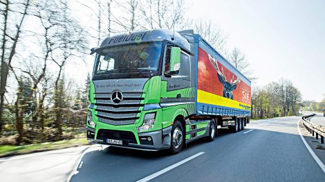 Ein LKW von Daimler. Foto: Daimler