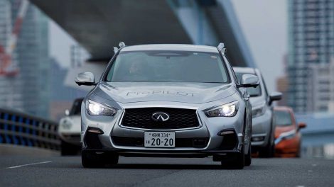 Nissan testet den ProPilot. Foto: Nissan