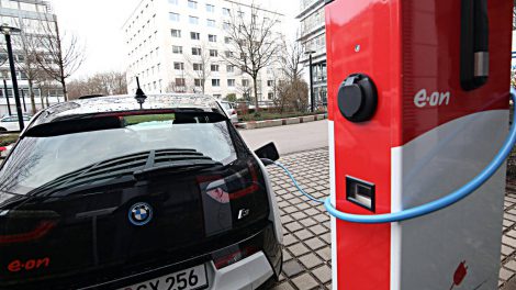 Stromtankstelle von E.ON. Foto: E.ON