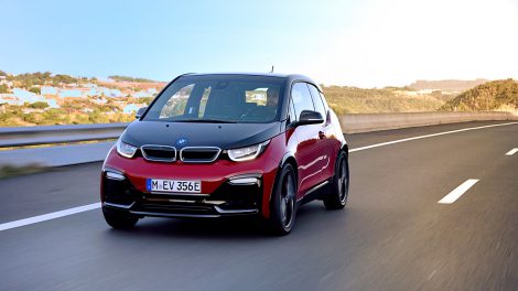Der BMW i3s auf Tour. Foto: BMW
