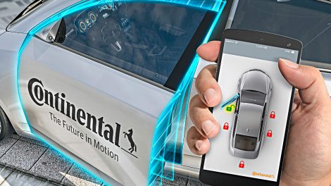 Digitaler Autoschlüssel von Continental. Foto: Continental