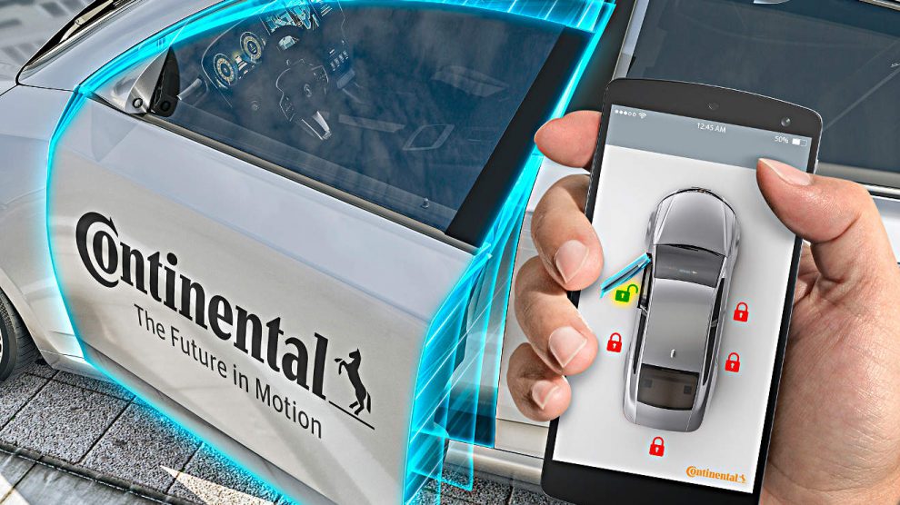 Digitaler Autoschlüssel von Continental. Foto: Continental