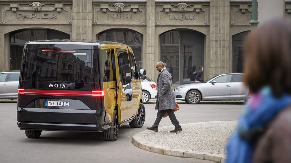 Weltpremiere feiert das erste Elektroauto von Moia. Foto: Moia