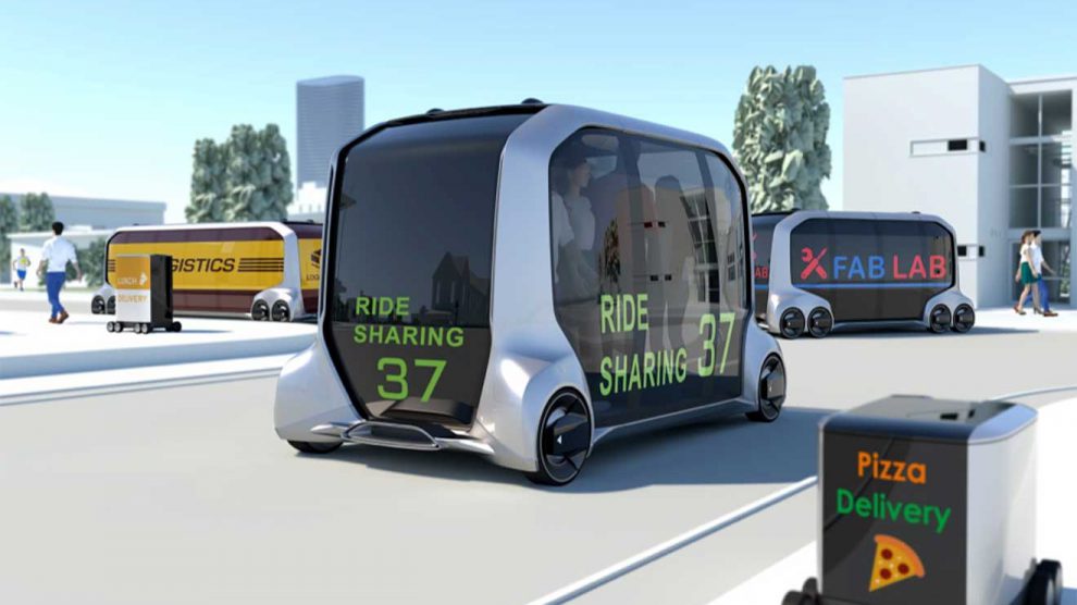 Die Toyota-Studie e-Palette. Foto: Toyota