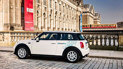 DriveNow-Fahrzeug. Foto: DriveNow